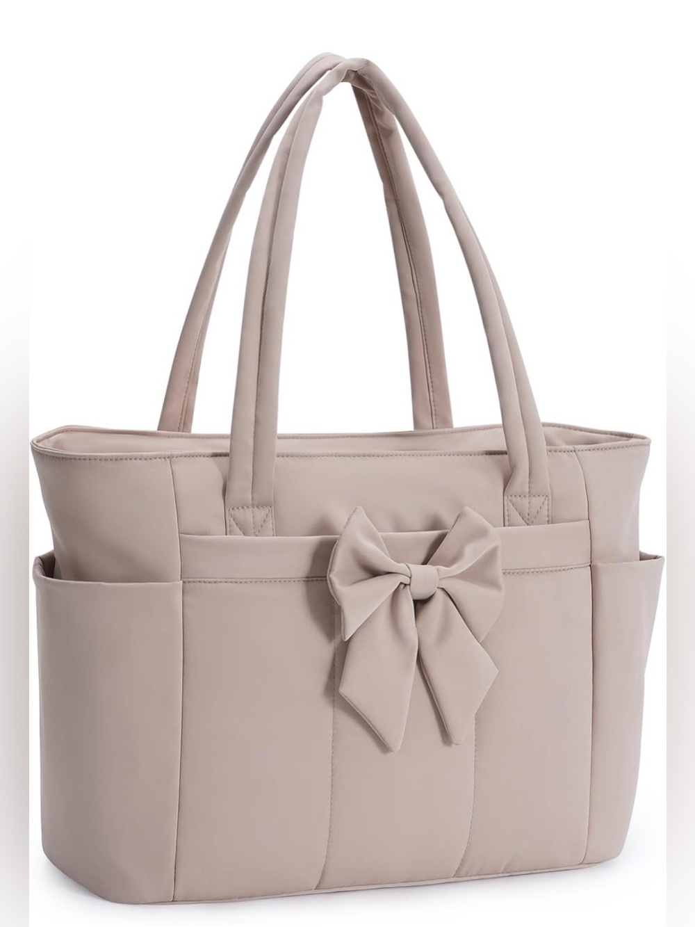 Wandering Nature Crush Bow Tote Bag Lightweight for Women, Work Travel Gym NWT - Picture 1 of 8